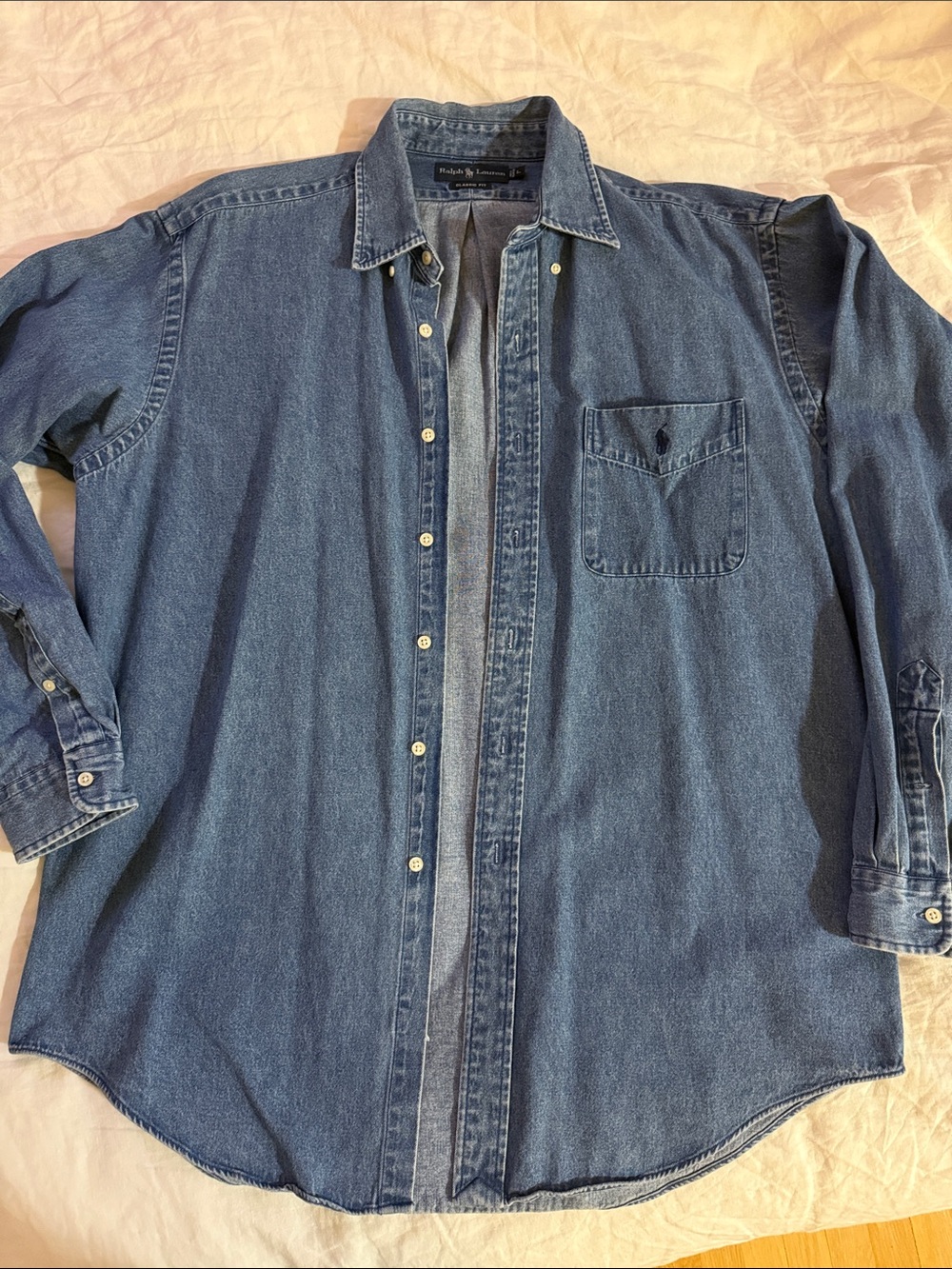 Ralph Lauren Indigo Denim Button-Front Shirt